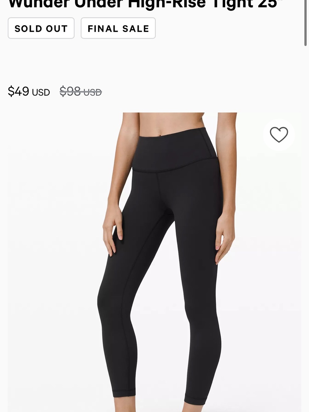 lululemon athletica Gray Heather Performance Leggings
